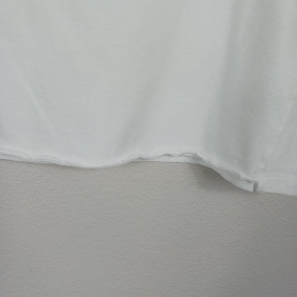 SAINT LAURENT PARIS short sleeve tee women's white size M/L - Picture 6 of 6